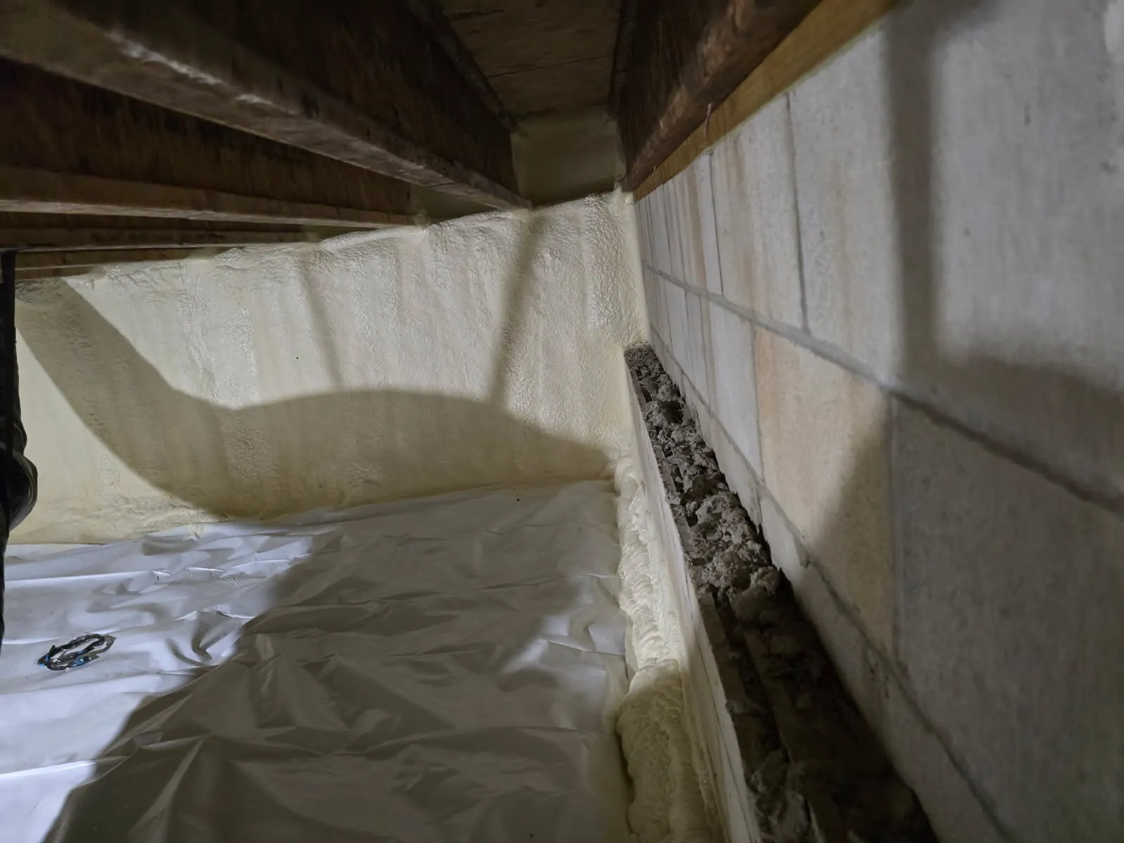 Crawl Space Spray Foam Insulation & Encapsulation project photo from Captain Spray Foam