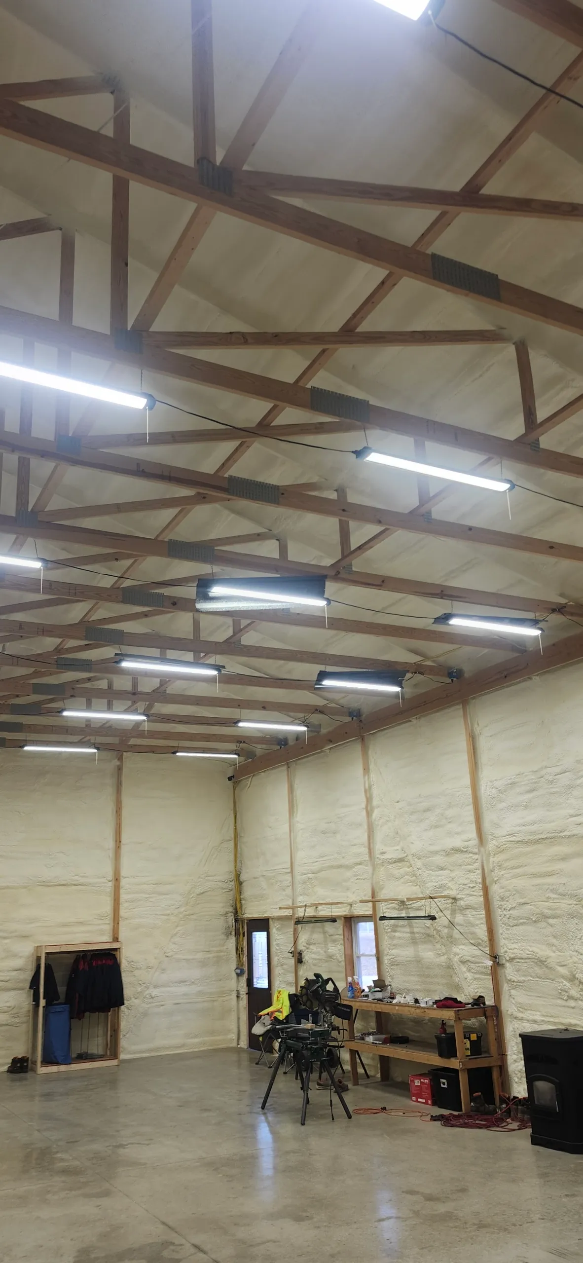 Pole Barn & Metal Building Insulation Indiana project photo from Captain Spray Foam